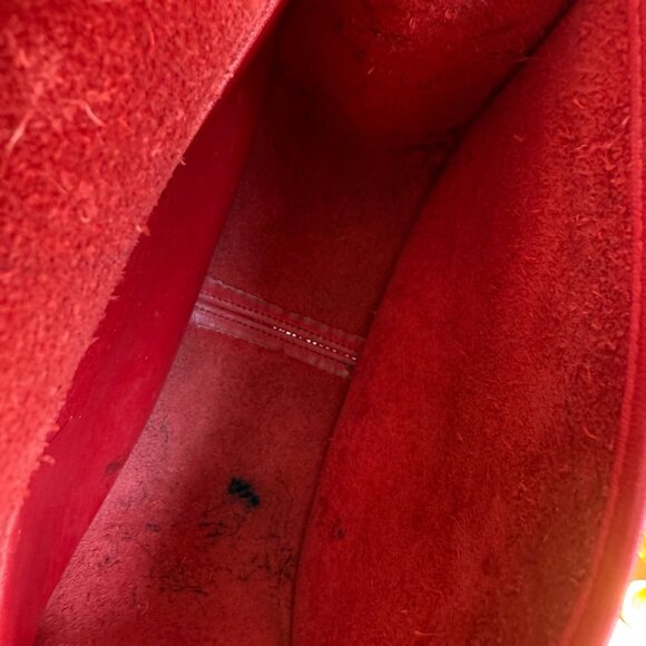 SOLD Vintage Coach Red Small Shoulder Bag 9530 - Picture 12 of 14